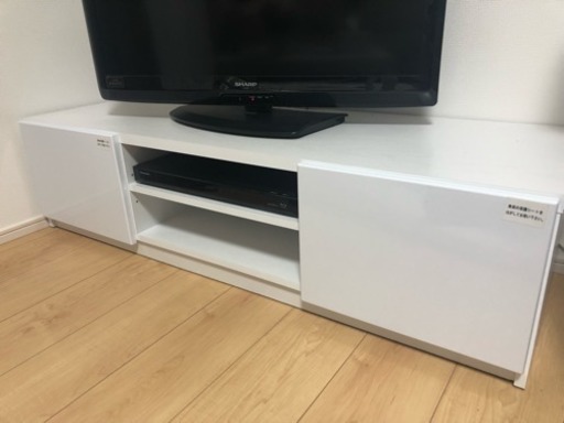 テレビボード 白 美品