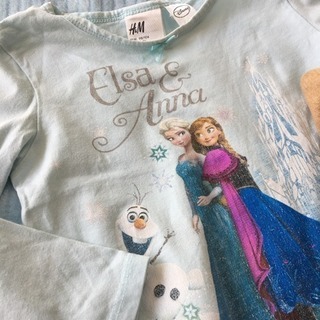 2枚セット‼️H&M♥️アナ雪 ロンT 90㎝の画像