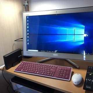 中古　SONY VAIO VPCL22AJ　大画面24インチ 　Core i7 メモリ6GB SSD360GB+2TB TV視聴可