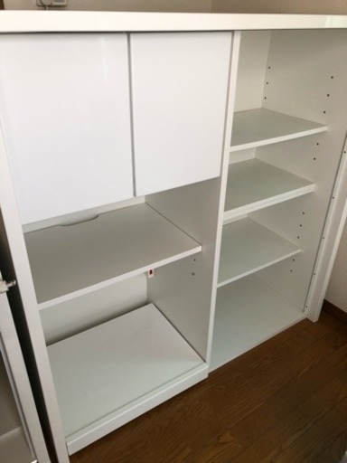 格安！！白 食器棚