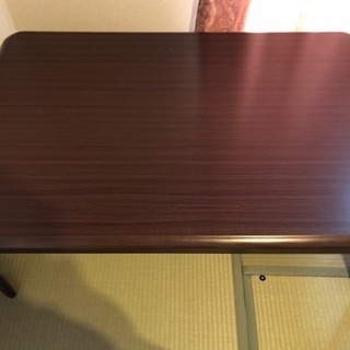 ★美品★ 80×120cm こたつテーブル 高さ調整2段階 継脚