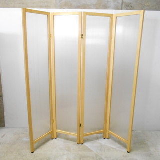 【未使用品！】折り畳み４連衝立【リサイクルショップサルフ】