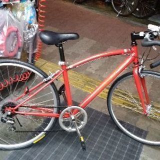 700c ロードタイプのバイク 6speed/レッド