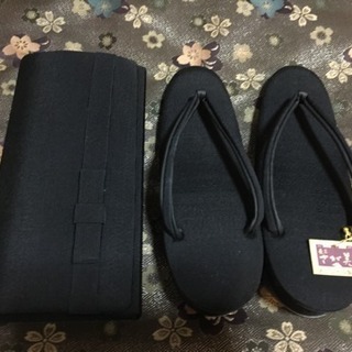 新品☆喪服和装 お草履とバック セット