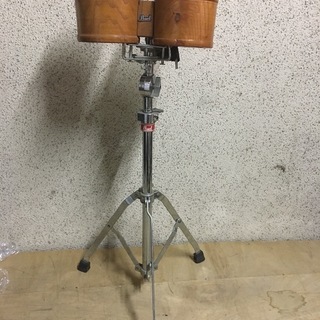 Pearl パール ボンゴ 打楽器 キューバ民族楽器 スタンド付