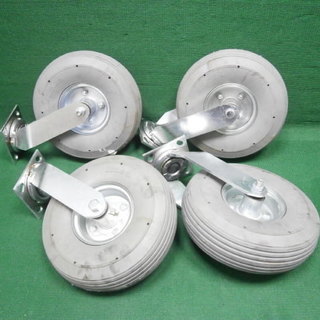 ☆中古品 キャスタータイヤ 自在 ノーパンクタイヤ Imsa 3...