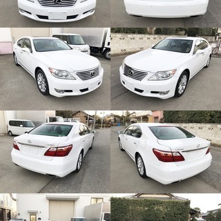 レクサス　LS　460　VerC Ipkg　中期型　予備検査済！！　Fロアアーム左右新品交換済！！　サンルーフ・本革・地デジ・レーダークルーズの画像