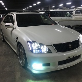 ⭐️18クラウン 改造車⭐️ ３.5L Gパケ！ 本革 サンルーフ マルチ！の画像
