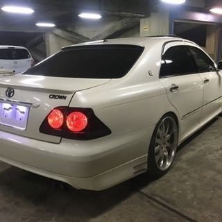 ⭐️18クラウン 改造車⭐️ ３.5L Gパケ！ 本革 サンルーフ マルチ！の画像