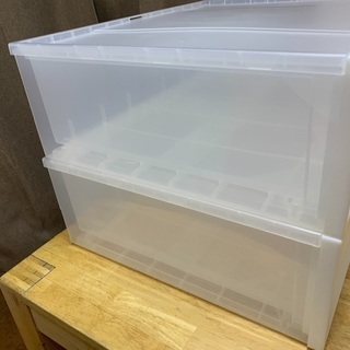 【無印良品】衣装ケース 2個の画像