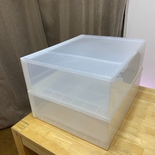 【無印良品】衣装ケース 2個の画像