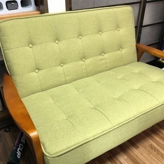美品 2人がけソファ 一部難ありの画像