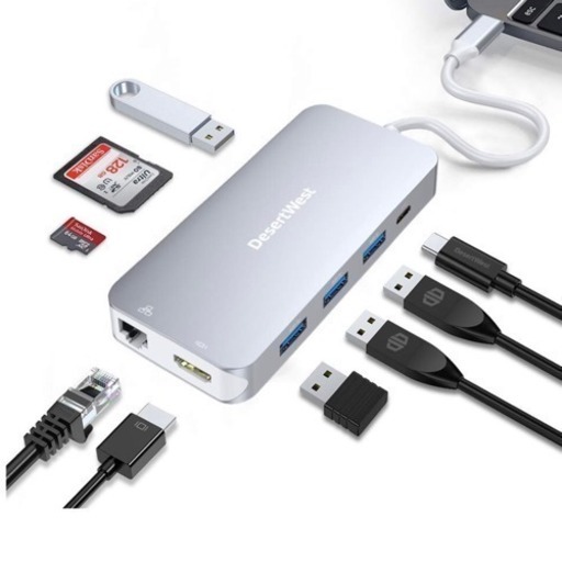 1台で9役！ 新品＊未使用 USB C ハブ