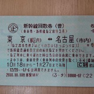 新幹線乗車券・指定席特急券