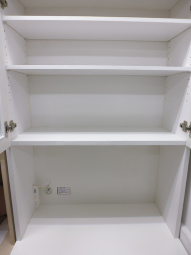 南12条店 レンジボード 食器棚 ホワイト