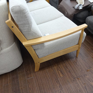 札幌 引き取り ニトリ 3人掛けソファ ベンチソファ 木枠 お買い得！