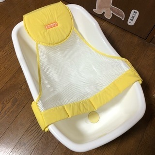 ベビーバス☆アカチャンホンポ☆バスネット付き
