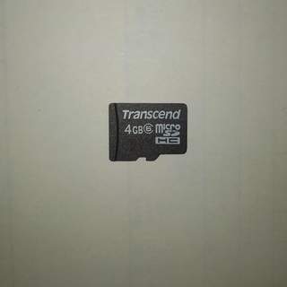 【値下げ】ﾄﾗﾝｾﾝﾄﾞ microSDHCﾒﾓﾘｰｶｰﾄﾞ 4...