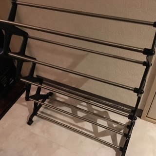 中古品5段シューズラック
