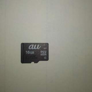 【値下げ】 AU microSDHCﾒﾓﾘｰｶｰﾄﾞ 16GB ...