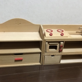 木製キッチンおままごとセット
