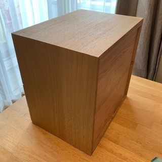 【無印良品】スタッキングチェスト・引出し・4個/オーク材の画像