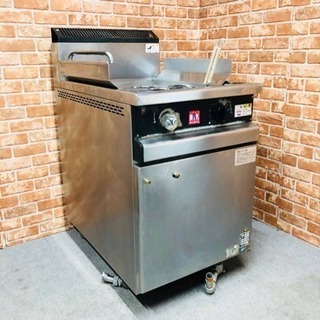 【中古】タニコー ガスゆで麺機 6口 都市ガス TU-60