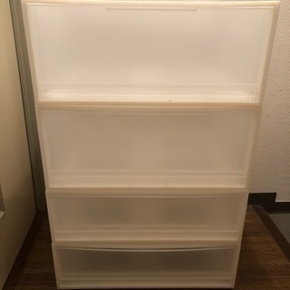 無印良品 クリアケース 衣類