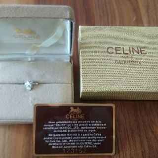 CELINE セリーヌ プラチナリング