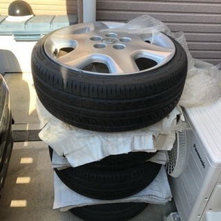 30セルシオ   純正ホイール タイヤ 3本バリ山！195/40R17
