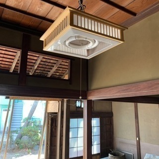 古民家の電気の傘 あげますの画像
