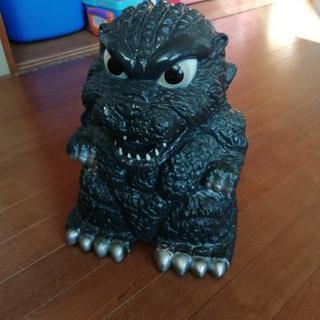 ゴジラ貯金箱大