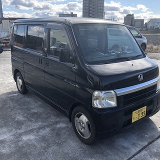 2/4まで商談中 ホンダ　バモス　黒色　車検付きの画像