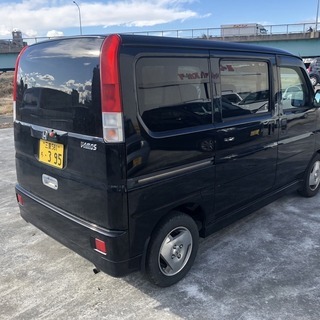 2/4まで商談中 ホンダ　バモス　黒色　車検付きの画像