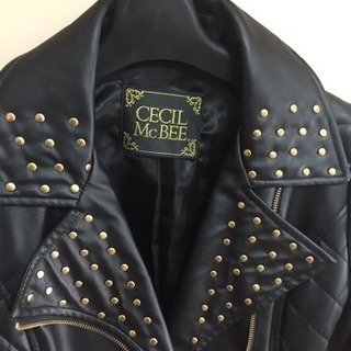 CECIL McBEE 合皮ジャケットの画像