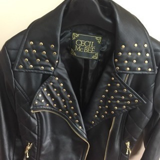 CECIL McBEE 合皮ジャケットの画像