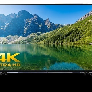 液晶テレビ 4K 55型 55インチ ほぼ新品　一度だけ通電　大...