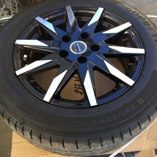 ★値下げしました。ホイール付きタイヤ２０５／５０－１６、16×６．５Ｊ　5穴ノアワゴン系に使用