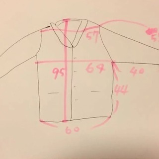 本革/ムートン　3L相当 52 茶色 アウター  ジャンバーの画像