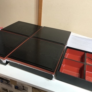 【新品・未使用品】松花堂弁当容器 5個まとめ売り (送料無料)
