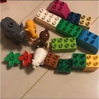 レゴ LEGO 緑のバケツ デュプロ 基本セット ぞうさん ライ...