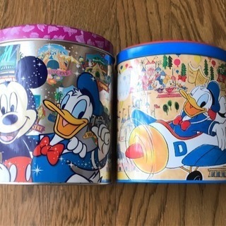 ディズニーお菓子缶