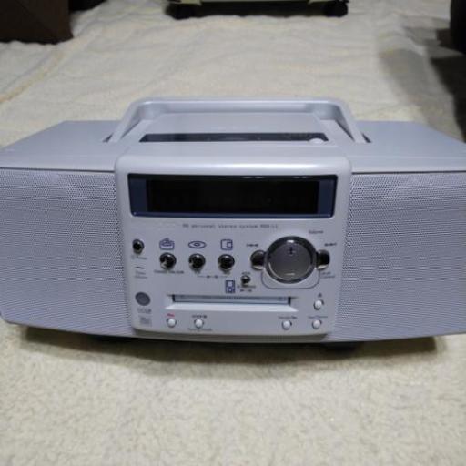 また値下げ⤵️1000円 MD CD ラジカセ  KENWOOD