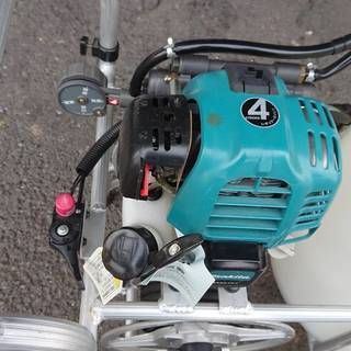 マキタ　EUS500　動墳　噴霧器　新品未使用　エンジン噴霧器 ホースリール２０ｍ　ノズル付き　特価の画像