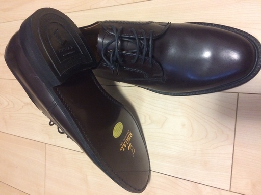 未使用　REGAL　プレーントウ　ビジネスシューズ（25.5cm　EE）