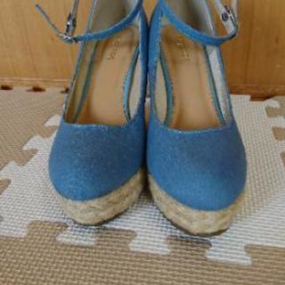 デニムのパンプス＊美品【取引中】