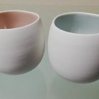 倒れないコップ（陶器）