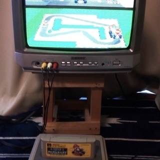 ０円　ＡＩＷＡ14インチブラウン管テレビ＋スーパーファミコン
