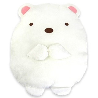 【新品・未開封】すみっコぐらし 和柄クッション しろくま