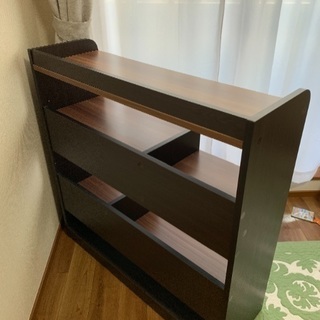 木製オープンラックの画像